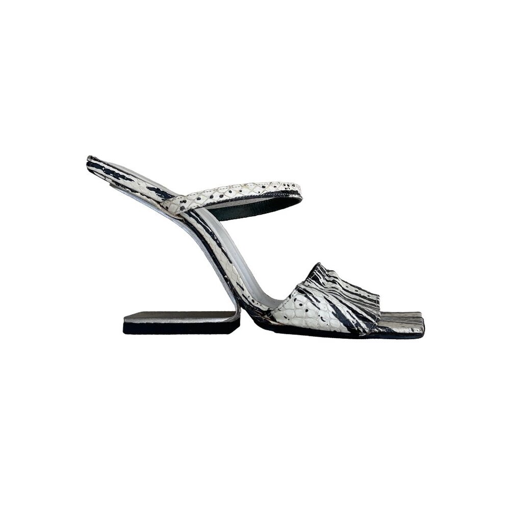Vintage Fendi Animal Print Suspension Heels